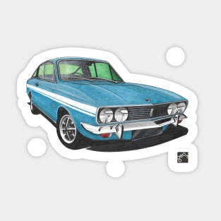 Geo3Doodles Sunbeam Rapier H120 Doodle Sticker